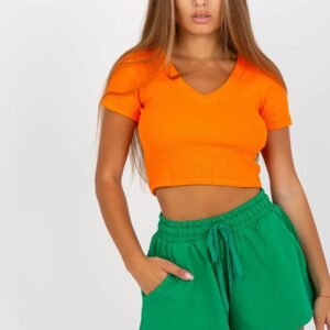 Szorty Damskie Model RV-SN-8069.12P Green - Rue Paris