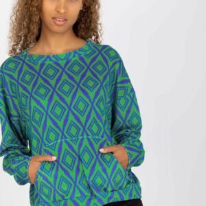 Bluza Damska Model RV-BL-8188.50 Green - Rue Paris