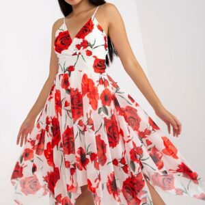 Sukienka Model DHJ-SK-15952-1.24X White/Red - Italy Moda