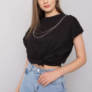 Bluzka Model 157-TS-4170.82 Black - Rue Paris