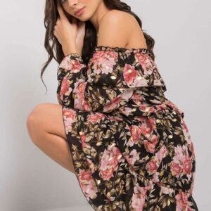 Sukienka Model DHJ-SK-15015-2.73P Black/Pink - Italy Moda