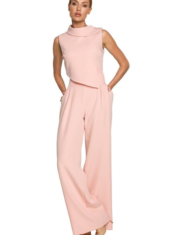 Kombinezon Model MOE702 Powder Pink - Moe Hurtownia odzieży on-line, moda damska, bielizna i obuwie dla kobiet - Matterhorn.pl