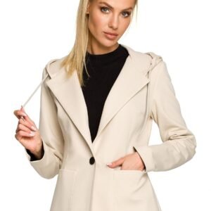 Żakiet Model MOE691 Piasek - Moe