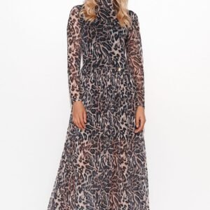 Sukienka Model M764 Szyfon 35 - Makadamia