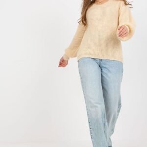 Sweter Damski Model TW-SW-BI-9029.84 Beige - Och Bella