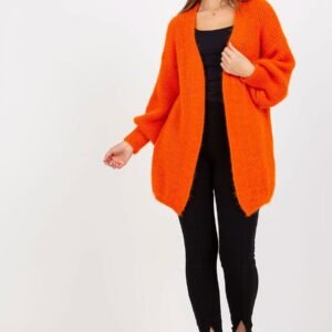 Sweter Kardigan Model TW-SW-BI-9025.36X Orange - Och Bella