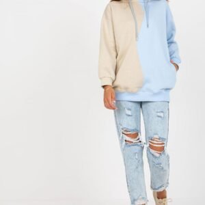 Bluza Damska Model RV-BL-8233.32X Light Blue - Rue Paris