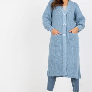 Sweter Kardigan Model TW-SW-BL-0100.38X Light Blue - Och Bella
