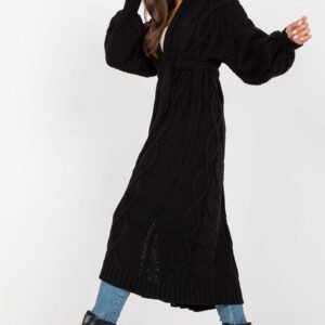 Sweter Kardigan Model LC-SW-8020.16P Black - Rue Paris