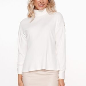 Golf Damski Model M761 Śmietana - Makadamia