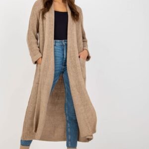 Sweter Kardigan Model TW-SW-BL-2453.91P Beige - Och Bella