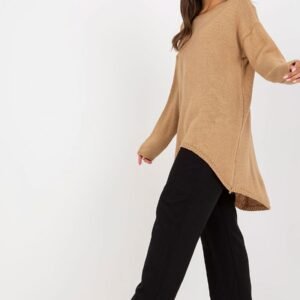 Sweter Damski Model TW-SW-BI-1222.13X Camel - Och Bella