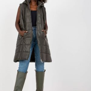 Kamizelka Model TW-KZ-BI-82019.09 Khaki - Och Bella