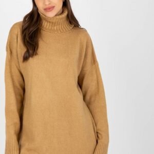 Sweter Damski Model LC-SW-0331.89P Camel - Rue Paris