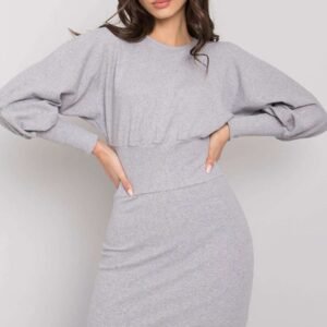 Sukienka Model RV-SK-6079.65 Grey - Rue Paris