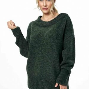 Sweter Damski Model M882 Dark Olive - Figl
