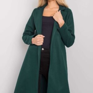 Płaszcz Damski Model CHA-PL-0402.33P Dark Green - Rue Paris