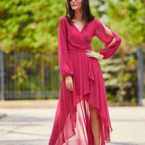 Sukienka Model AMA SUK0371 Amarant - Roco Fashion