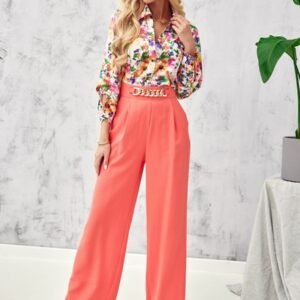 Spodnie Damskie Model POM 0011 Orange - Roco Fashion