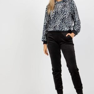 Spodnie Komplet Model WN-KMPL-2410-1.17 White/Black - Rue Paris