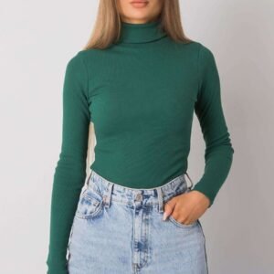 Golf Damski Model RV-BZ-7182.01P Dark Green - Rue Paris