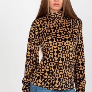 Bluzka Model RP-BZ-8187-2.06 Camel - Rue Paris