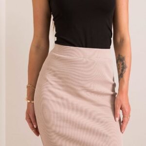 Spódnica Model RV-SD-4271.29P Beige - Rue Paris