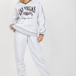 Spodnie Komplet Model EM-KMPL-769.19X Light Grey - Ex Moda