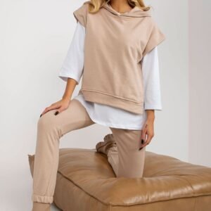 Spodnie Komplet Model EM-KMPL-764.64 Beige - Ex Moda