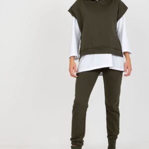 Spodnie Komplet Model EM-KMPL-764.64 Khaki - Ex Moda