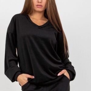 Bluza Damska Model RP-BZ-8188.64P Black - Rue Paris