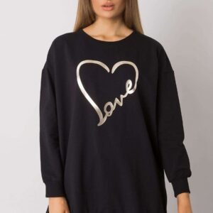 Tunika Model RV-TU-7258.40P Black - Rue Paris