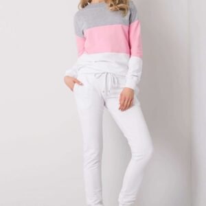 Spodnie Komplet Model RV-KMPL-5971.05 Grey/Pink - Rue Paris