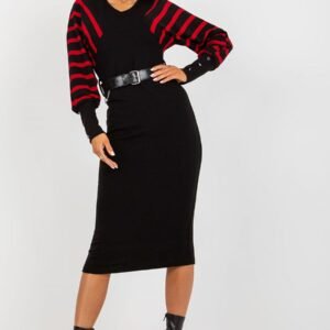 Sukienka Model TW-SK-BE-1540.22 Balck/Red - Och Bella
