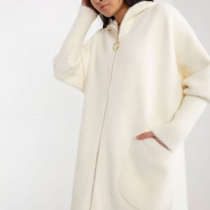 Płaszcz Damski Model MBM-PL-19905-1.96P Ecru - MBM