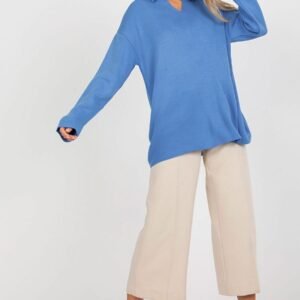 Sweter Damski Model LC-SW-2261.00P Blue - Rue Paris