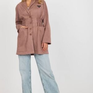 Płaszcz Damski Model LK-PL-509128.19 Dark Pink - Lakerta