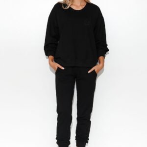 Spodnie Komplet Model M787 Black - Makadamia