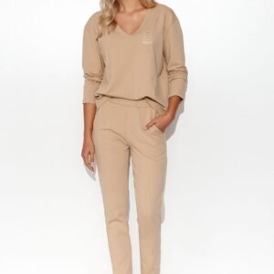 Spodnie Komplet Model M782 Piasek - Makadamia