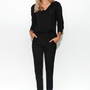 Spodnie Komplet Model M782 Black - Makadamia