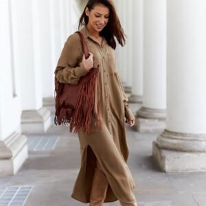 Sukienka Model CXP0943.S43 Brown - LeMonada