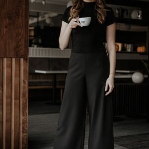 Spodnie Damskie Model T375/3 Black - Tessita