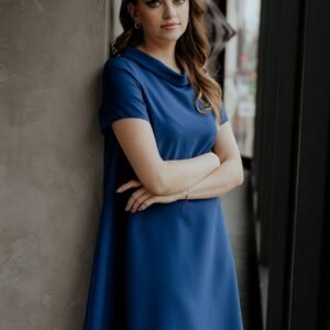 Sukienka Model T373/4 Navy - Tessita