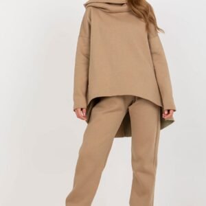 Spodnie Komplet Model EM-KMPL-632.13 Dark Beige - Ex Moda