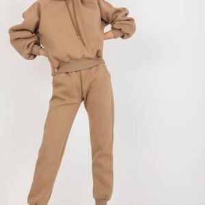 Spodnie Komplet Model EM-KMPL-659.32 Dark Beige - Ex Moda