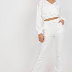 Spodnie Komplet Model EM-KMPL-747.06P Ecru - Ex Moda