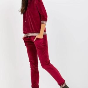 Spodnie Komplet Model RV-KMPL-8286.40 Bordo - Relevance