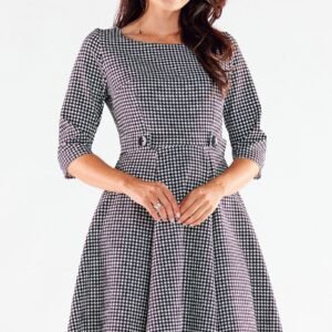 Sukienka Model A520 Houndstooth - awama