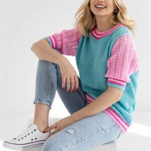 Sweter Damski Model 30093 Dark Mint - PeeKaBoo
