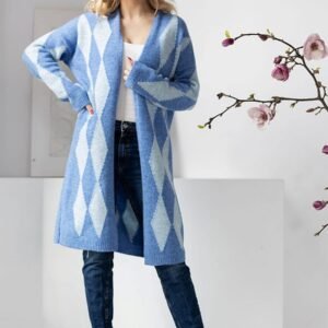 Sweter Kardigan Model 30092 Blue - PeeKaBoo